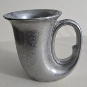 Carson Statesmetal Pewter Horn Mug Vintage USA Made Medieval Renaissance Tankard